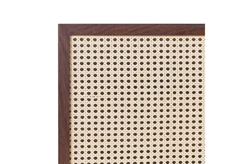 Säng med lamellram Monpazier - Mörkt trä, 140x200 cm - Möbler - Sovrum - Sängram & sängstomme