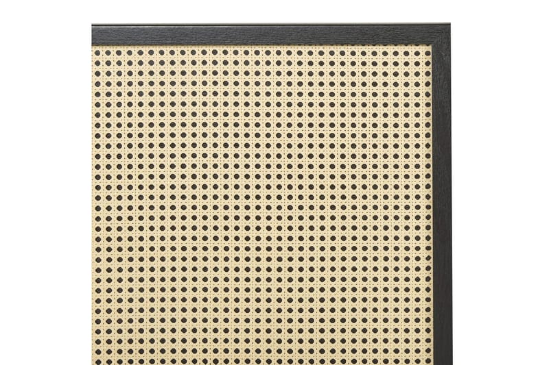Säng med lamellram Monpazier - Svart, ljust trä, 180x200 cm - Möbler - Sovrum - Sängram & sängstomme