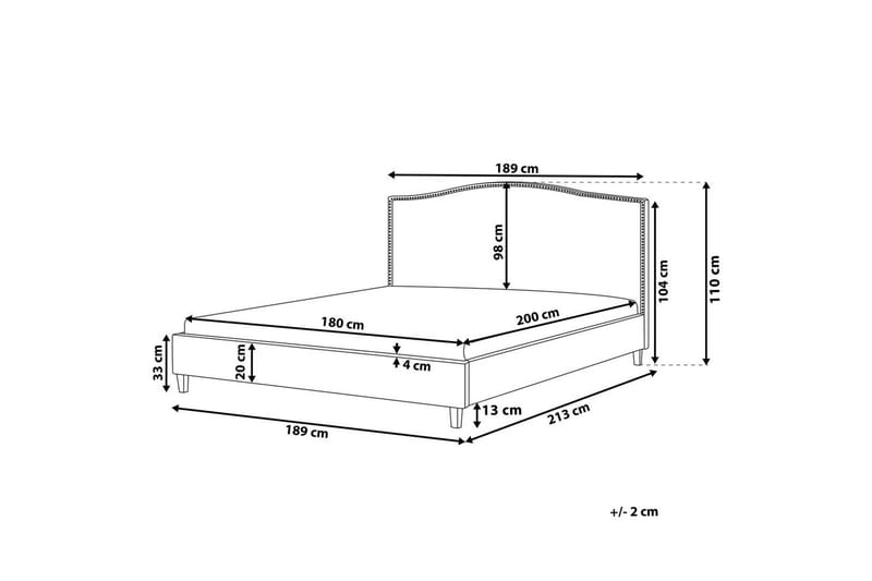 Säng med lamellram Montpellier - Möbler - Sovrum - Sängram & sängstomme