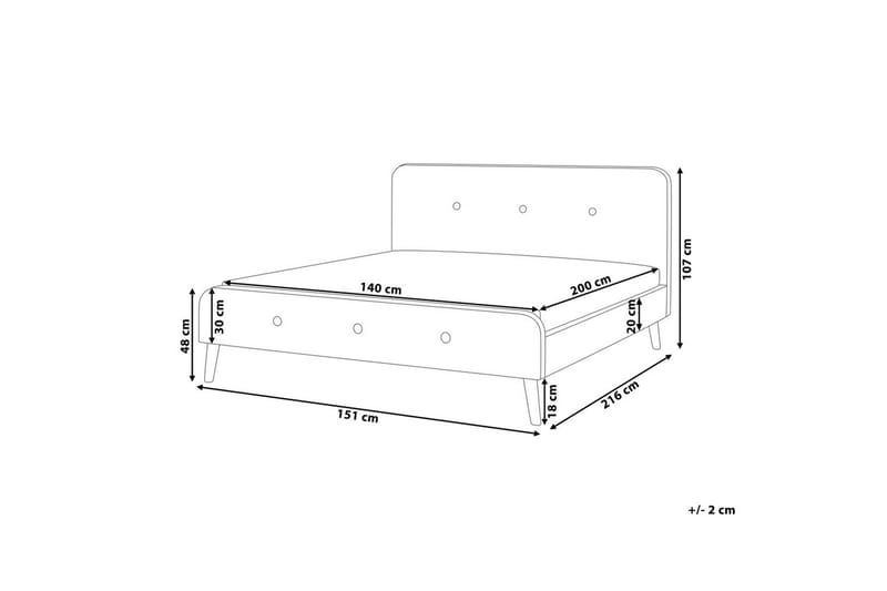 Säng med lamellram Rennes - Möbler - Sovrum - Sängram & sängstomme