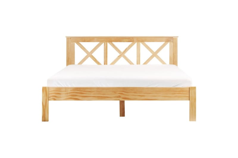 Säng med lamellram Tannay - Ljus trä, 160x200 cm - Möbler - Sovrum - Sängram & sängstomme