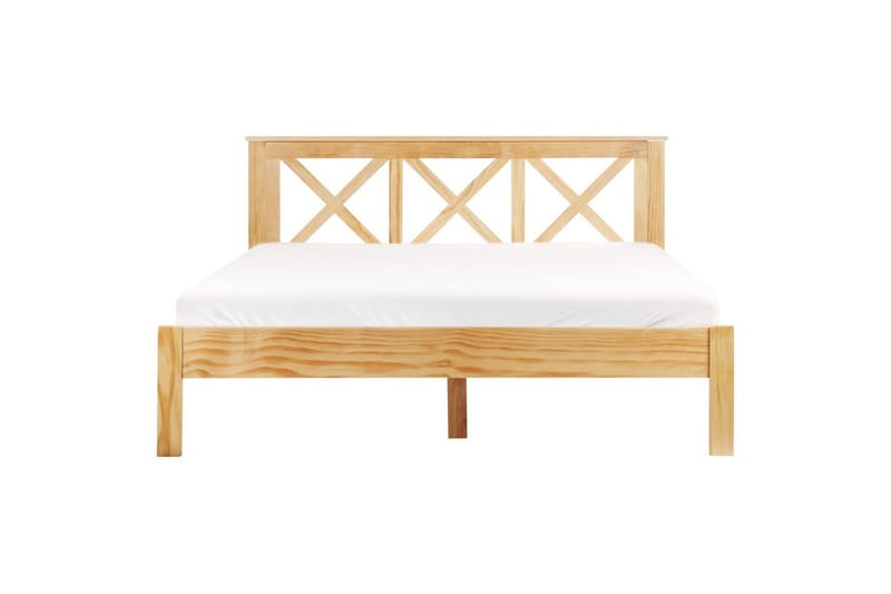 Säng med lamellram Tannay - Ljus trä, 160x200 cm - Möbler - Sovrum - Sängram & sängstomme