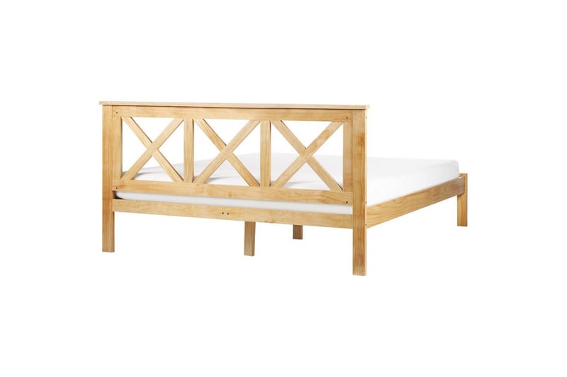 Säng med lamellram Tannay - Ljus trä, 160x200 cm - Möbler - Sovrum - Sängram & sängstomme