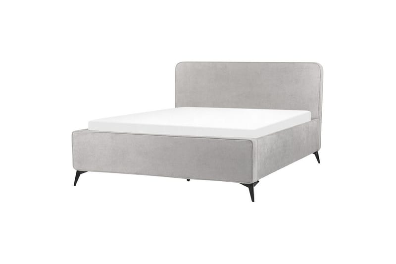 Säng med lamellram Valognes - Grå, svart, 160x200 cm - Möbler - Sovrum - Sängram & sängstomme