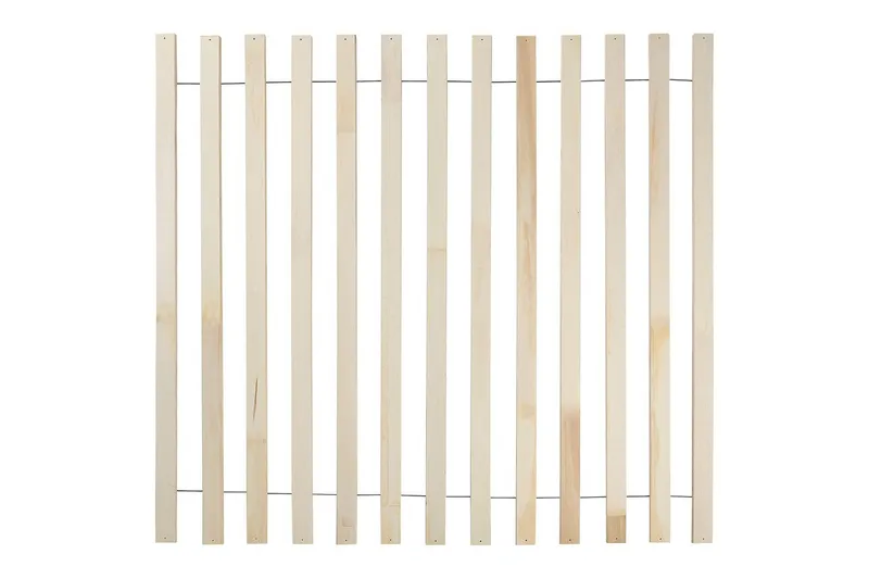 Säng med lamellram Valognes - Krämvit, Svart, 160x200 cm - Möbler - Sovrum - Sängram & sängstomme