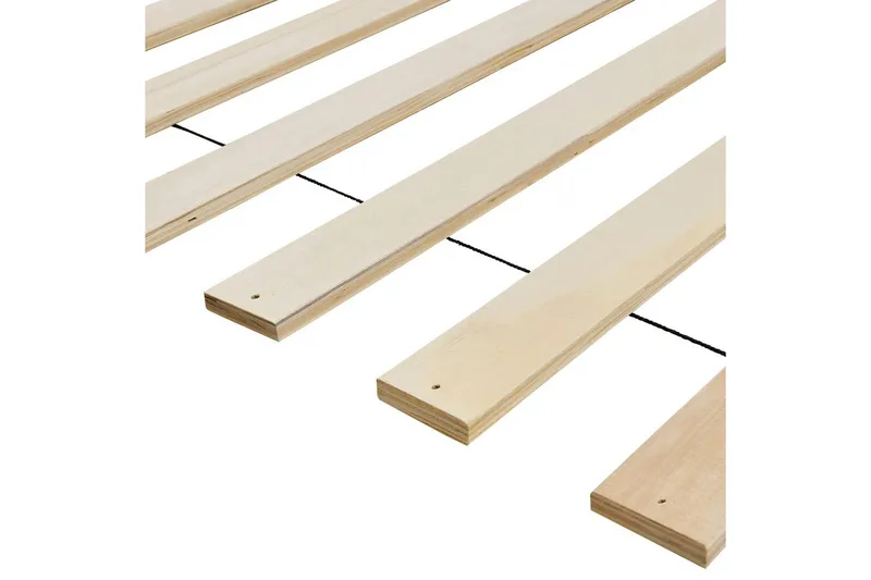 Säng med lamellram Valognes - Krämvit, Svart, 160x200 cm - Möbler - Sovrum - Sängram & sängstomme