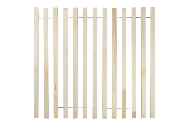 Säng med lamellram Valognes - Krämvit, Svart, 160x200 cm - Möbler - Sovrum - Sängram & sängstomme