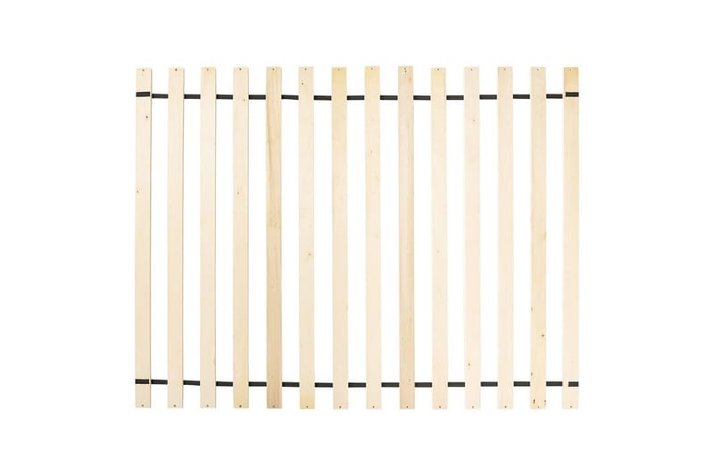 Säng med lamellram Valognes - Krämvit, Svart, 180x200 cm - Möbler - Sovrum - Sängram & sängstomme