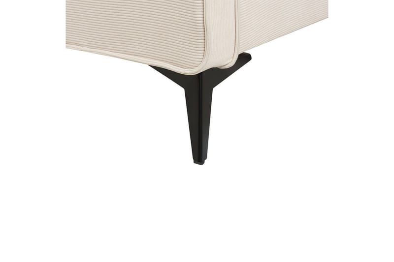 Säng med lamellram Valognes - Ljusbeige, svart, 180x200 cm - M�öbler - Sovrum - Sängram & sängstomme