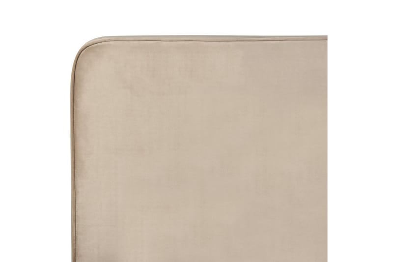 Säng med lamellram Valognes - Taupe, svart, 160x200 cm - Möbler - Sovrum - Sängram & sängstomme