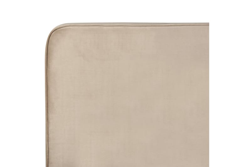 Säng med lamellram Valognes - Taupe, svart, 160x200 cm - Möbler - Sovrum - Sängram & sängstomme