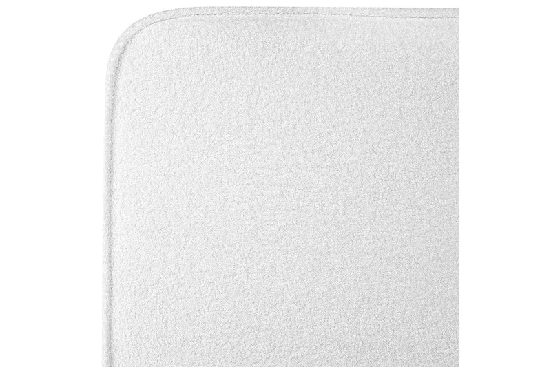 Säng med lamellram Valognes - Vit, Svart, 160x200 cm - Möbler - Sovrum - Sängram & sängstomme