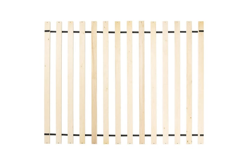 Säng med lamellram Valognes - Vit, Svart, 160x200 cm - Möbler - Sovrum - Sängram & sängstomme