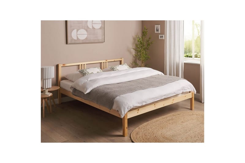 Säng med lamellram Vannes - 160x200 cm - Möbler - Sovrum - Sängram & sängstomme