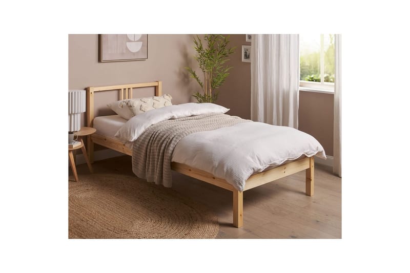 Säng med lamellram Vannes - 90x200 cm - Möbler - Sovrum - Sängram & sängstomme