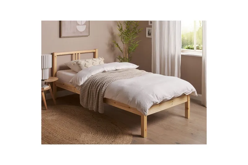 Säng med lamellram Vannes - 90x200 cm - Möbler - Sovrum - Sängram & sängstomme