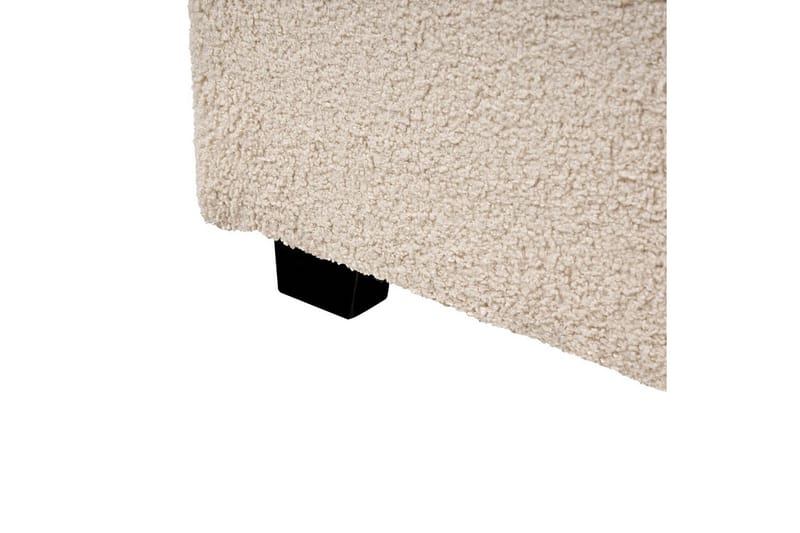 Säng med lamellram Vaucluse - Beige/Bouclé, 140x200 cm - Möbler - Sovrum - Sängram & sängstomme