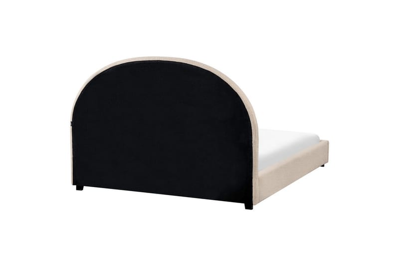 Säng med lamellram Vaucluse - Beige/Bouclé, 140x200 cm - Möbler - Sovrum - Sängram & sängstomme