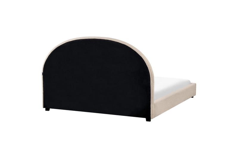 Säng med lamellram Vaucluse - Beige/Bouclé, 160x200 cm - Möbler - Sovrum - Sängram & sängstomme