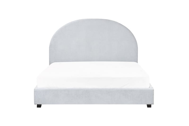 Säng med lamellram Vaucluse - Ljusblå/Polyester, 140x200 cm - Möbler - Sovrum - Sängram & sängstomme