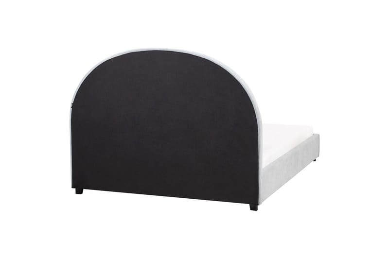 Säng med lamellram Vaucluse - Ljusblå/Polyester, 140x200 cm - Möbler - Sovrum - Sängram & sängstomme