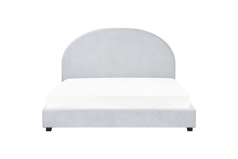 Säng med lamellram Vaucluse - Ljusblå/Polyester, 160x200 cm - Möbler - Sovrum - Sängram & sängstomme