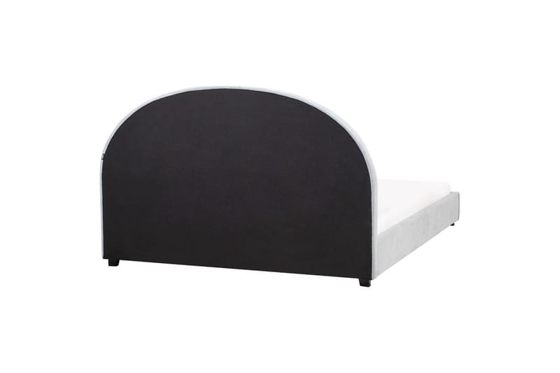 Säng med lamellram Vaucluse - Ljusblå/Polyester, 160x200 cm - Möbler - Sovrum - Sängram & sängstomme