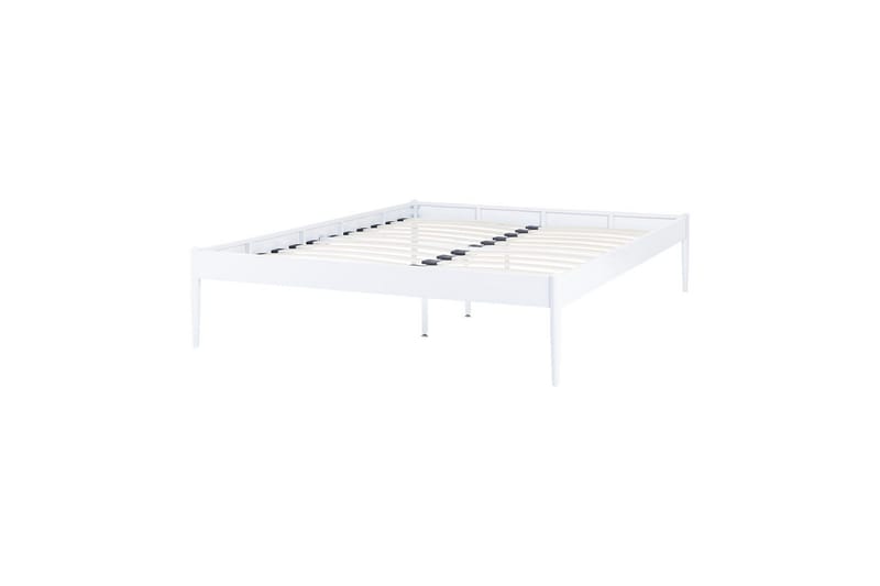 Säng med lamellram Vaurs - Vit, 140x200 cm - Möbler - Sovrum - Sängram & sängstomme