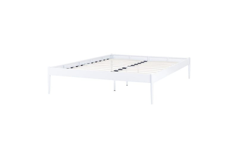 Säng med lamellram Vaurs - Vit, 160x200 cm - Möbler - Sovrum - Sängram & sängstomme