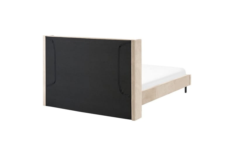 Säng med lamellram Villette - Beige, svart, 140x200 cm - Möbler - Sovrum - Sängram & sängstomme