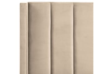 Säng med lamellram Villette - Beige, svart, 160x200 cm - Möbler - Sovrum - Sängram & sängstomme
