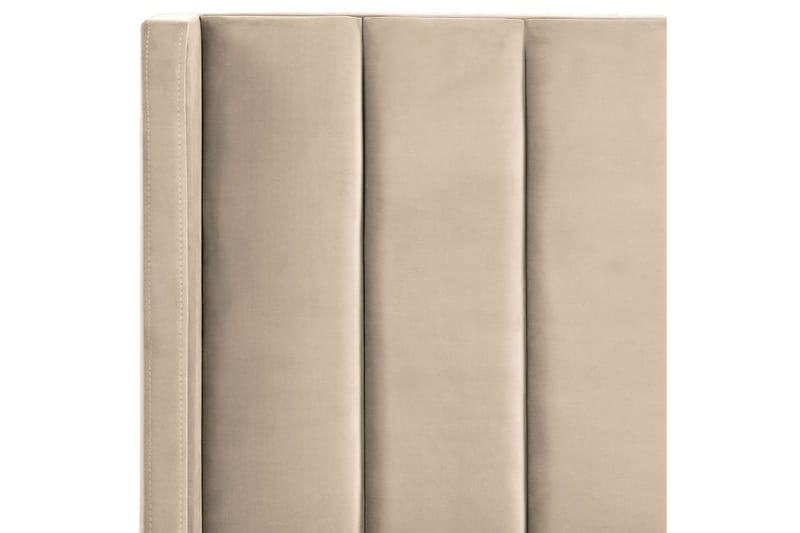 Säng med lamellram Villette - Beige, svart, 160x200 cm - Möbler - Sovrum - Sängram & sängstomme
