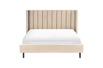 Säng med lamellram Villette - Beige, svart, 160x200 cm - Möbler - Sovrum - Sängram & sängstomme