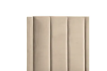Säng med lamellram Villette - Beige, svart, 180x200 cm - Möbler - Sovrum - Sängram & sängstomme