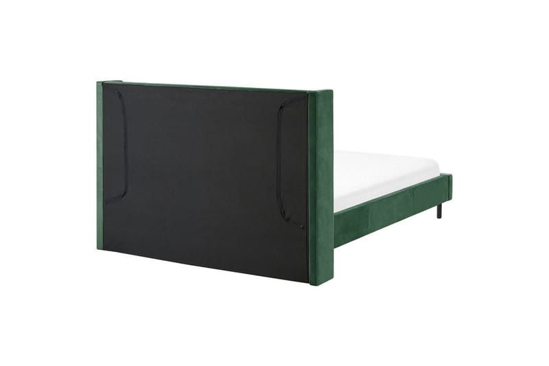 Säng med lamellram Villette - Grön, Svart, 140x200 cm - Möbler - Sovrum - Sängram & sängstomme