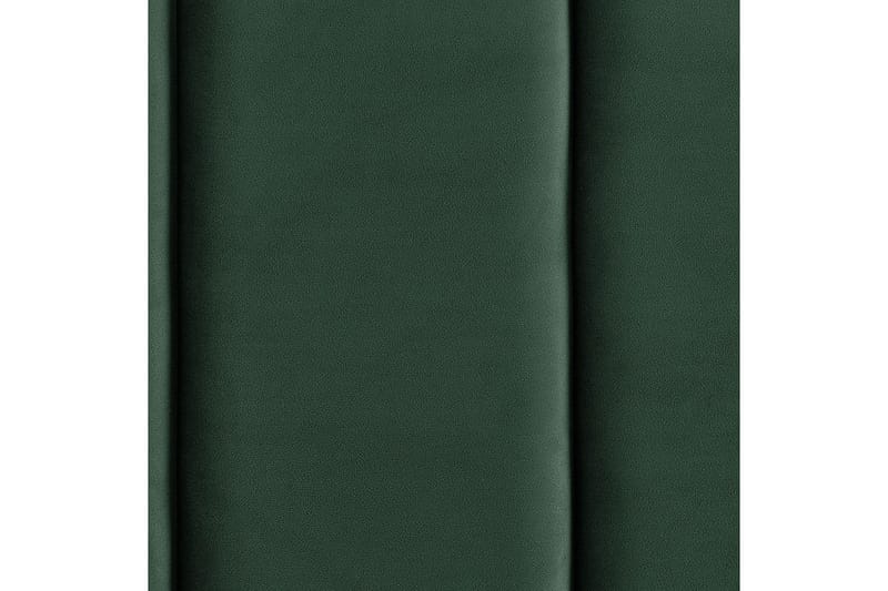 Säng med lamellram Villette - Grön, Svart, 140x200 cm - Möbler - Sovrum - Sängram & sängstomme