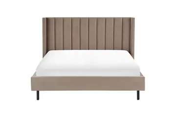 Säng med lamellram Villette - Taupe, guld, 180x200 cm - Möbler - Sovrum - Sängram & sängstomme