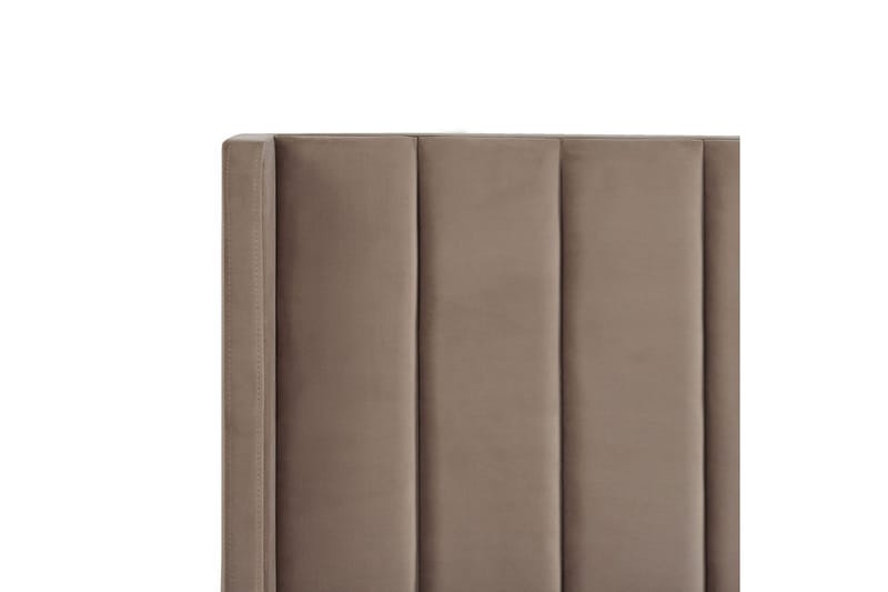 Säng med lamellram Villette - Taupe, guld, 180x200 cm - Möbler - Sovrum - Sängram & sängstomme