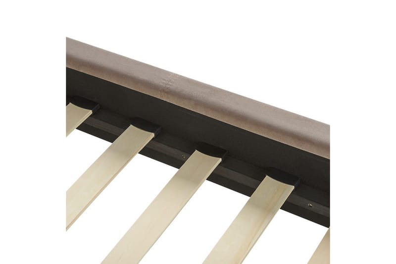 Säng med lamellram Villette - Taupe, guld, 180x200 cm - Möbler - Sovrum - Sängram & sängstomme