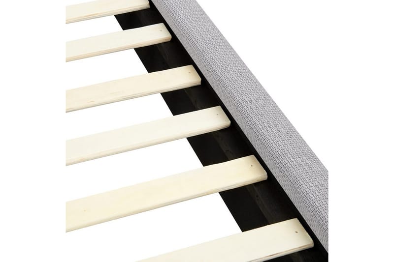 Säng med lamellram Vinay - Ljusgrå, 160x200 cm - Möbler - Sovrum - Sängram & sängstomme