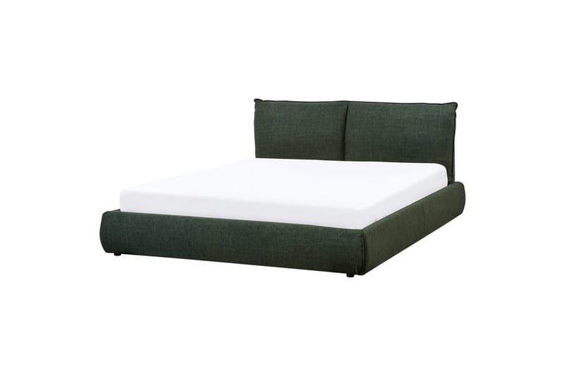Säng med lamellram Vinay, Mörkgrön, 160x200 cm