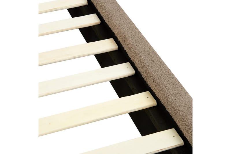 Säng med lamellram Vinay - Taupe, 180x200 cm - Möbler - Sovrum - Sängram & sängstomme