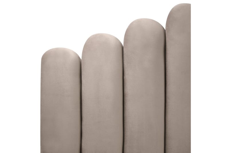 Säng med lamellram Vincennes - Taupe, svart, 180x200 cm - Möbler - Sovrum - Sängram & sängstomme