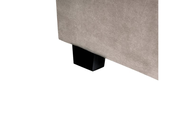 Säng med lamellram Vincennes - Taupe, svart, 180x200 cm - Möbler - Sovrum - Sängram & sängstomme