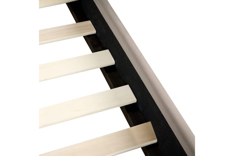 Säng med lamellram Vincennes - Taupe, svart, 180x200 cm - Möbler - Sovrum - Sängram & sängstomme