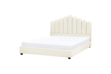 Säng med lamellram Vincennes - Vit, Svart, 180x200 cm - Möbler - Sovrum - Sängram & sängstomme