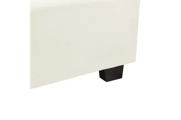 Säng med lamellram Vincennes - Vit, Svart, 180x200 cm - Möbler - Sovrum - Sängram & sängstomme