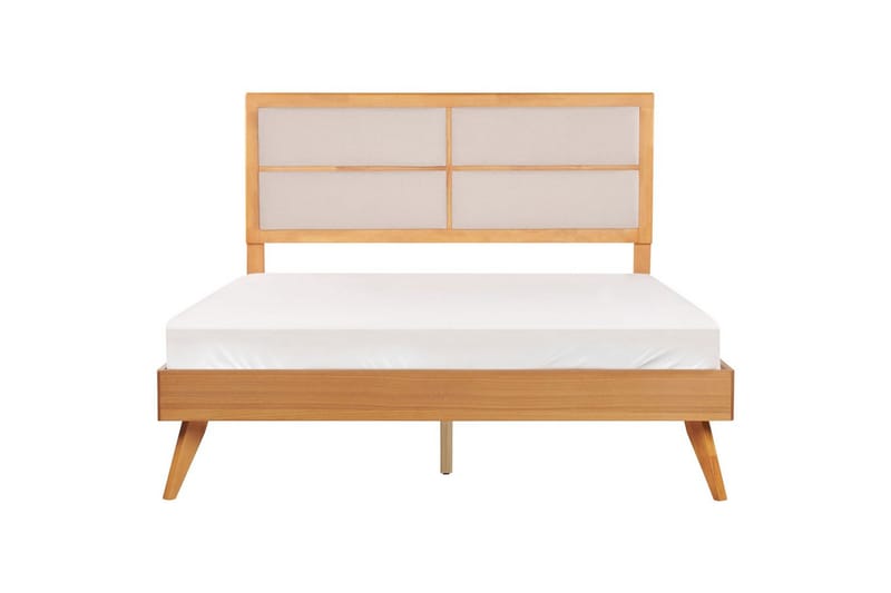 Säng med lamellram Poissy - Ljus trä, beige, 160x200 cm - Möbler - Sovrum - Sängram & sängstomme