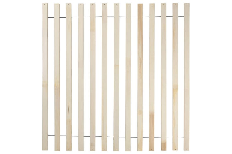 Säng med LED-belysning Boisset - Brun/Gummiträ, 180x200 cm - Möbler - Sovrum - Sängram & sängstomme