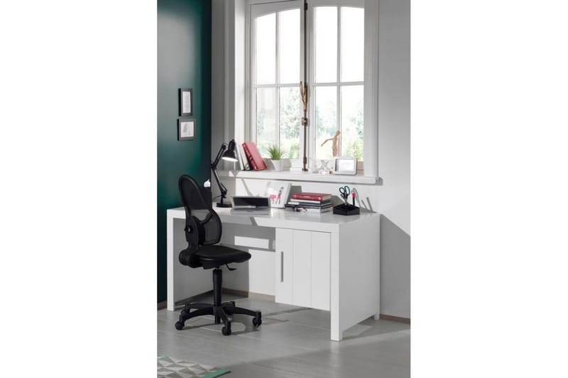 Säng med nattduksbord 3-dörrars garderob Skrivbord Bokhylla Erik - Möbler - Sovrum - Möbelset för sovrum